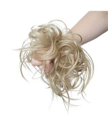 Buy XXL Ash Blonde Hair Extensions & Hairpieces - Natural Updos | 45g Hair Bun Tie - Buy Online on GoSupps.com