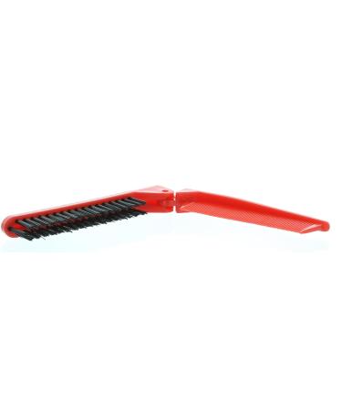 Folding Compact Travel Pocket Hair Brush/Comb Set - 1 Red, 1 White | Le Salon - Buy Online on GoSupps.com