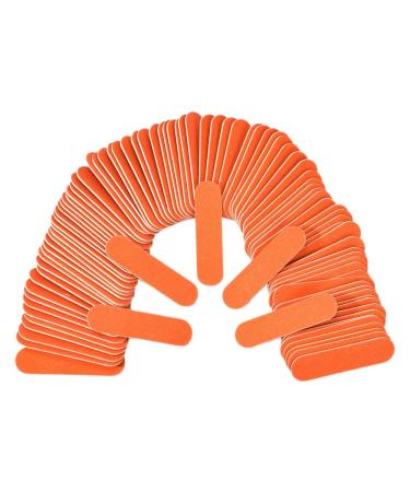 ENERRGECKO 100 Pieces of Nail File Disposable Wooden Practical Nail Polisher Pedicure Nail Salon File
