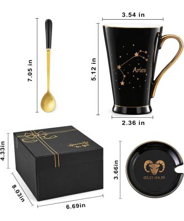 Maustic Birthday Gifts for Women Men Zodiac Sign Gifts Astrology Horoscope Constellation Gifts Gifts for Best Friend Sister Astrology Lover Aries - Buy Online on GoSupps.com