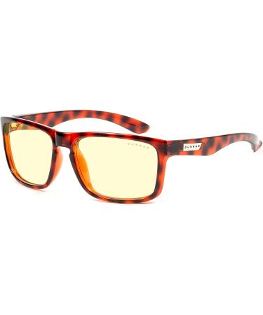 Gunnar Gaming Glasses - Intercept Tortoise Frame with Amber Lenses | Blue Light Filter & UV Protection - Buy Online on GoSupps.com