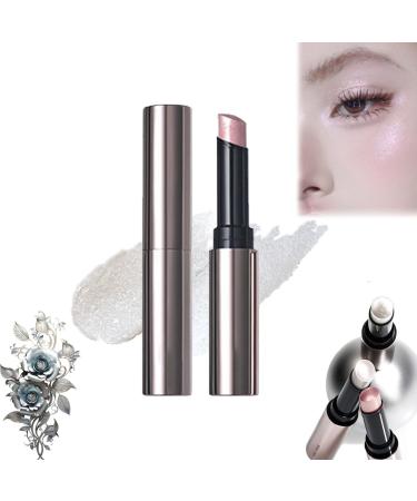 Diamond Highlight Stick Brightens Eyes Jelly Highlighter Stick Face Highlighter Makeup Eyeshadow Stick Blendable & Long Lasting Highlight Stick with Natural Finish (H04 1 Count (Pack of 1)) H04 1 count (Pack of 1)