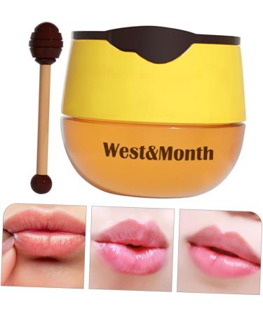 FOMIYES Moisturizing Lip Mask Lip Moisturizing Mask Lip Mask Balm Hydrating Lip Balm Sleeping Lip Mask Honey Lip Balm Repair Lip Mask Sleeping Mask for Women Lip Masks Miss Month Care Wax - Buy Online on GoSupps.com