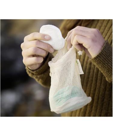 pandoo | Pack of 10 washable bamboo makeup remover pads | reusable makeup remover pad | makeup remover wipe | eco-friendly - Buy Online on GoSupps.com