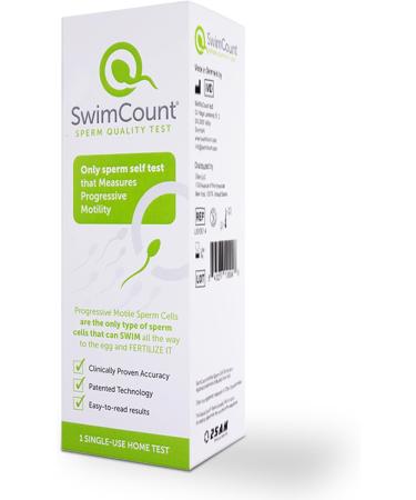 Sperm Quality Test for Men - Accurate Home Male Fertility Kit | Check Sperm Health & Motility - Discrete Testing - Buy Online on GoSupps.com