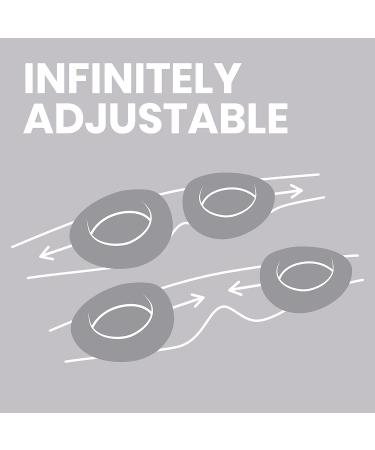 Manta Sleep Mask - 100% Light Blocking Eye Mask - Comfortable & Adjustable - Gray - 1 Count - Buy Online on GoSupps.com