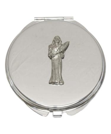Virgo Maiden Compact Mirror Handbag Gift With Free Engraving 387
