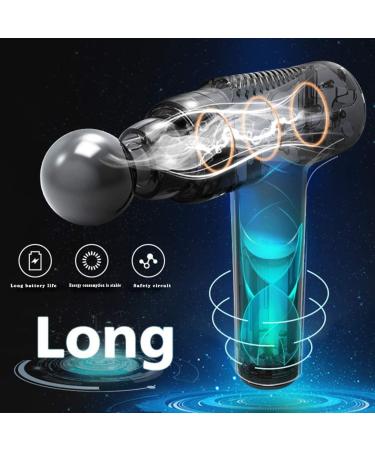 Fascia Electroman Massager - Noiseless Motor 6 Massage Heads | Household Muscle Relaxation Device - Buy Online on GoSupps.com