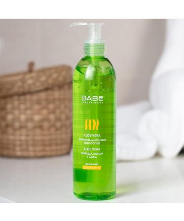 BABE Aloe Gel 300 ML - 100% Pure Soothing Gel for Skin | Buy Internationally - Buy Online on GoSupps.com