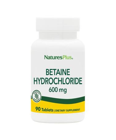 Nature's Plus Betaine Hydrochloride 600 mg 90 Tablets