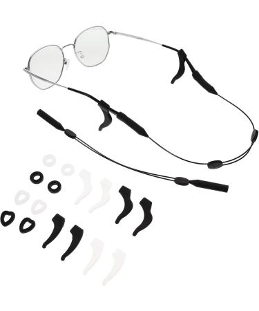 Healvian 17pcs Silicone Eyeglass Temple Tips - Anti-Slip Holder & Ear Grip Hooks for Glasses & Sunglasses - Buy Online on GoSupps.com