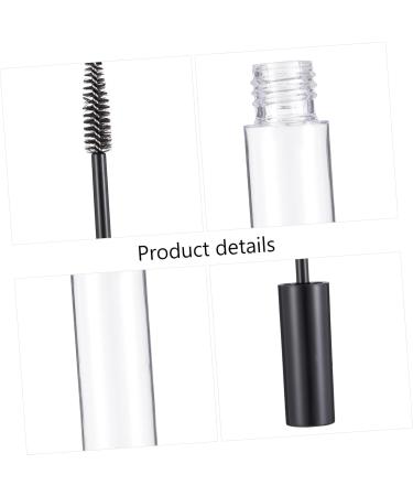 Beavorty 3 Sets Mascara Tube Funnel Mascara Sample Containers Clear Lash Mascara DIY Mascara Plastic Black - Buy Online on GoSupps.com