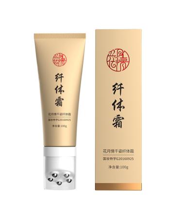 Generisch Body massage cream | Firming body cream with massage rollers Fast firming lotion for stomach waist and thighs