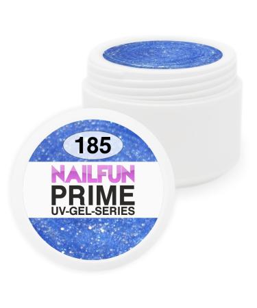 NAILFUN PRIME Color Gel 185 Unicorn Ice-Blue - UV and LED Gel - 1x 5ml