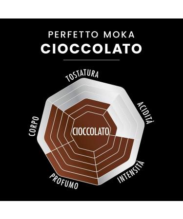 Bialetti Perfetto Moka Cioccolato - Ground Coffee with Chocolate Aroma Medium Roast 250g x 6 | Aromatic 1.5kg Pack for Coffee Lovers - International Shipping Available - Buy Online on GoSupps.com