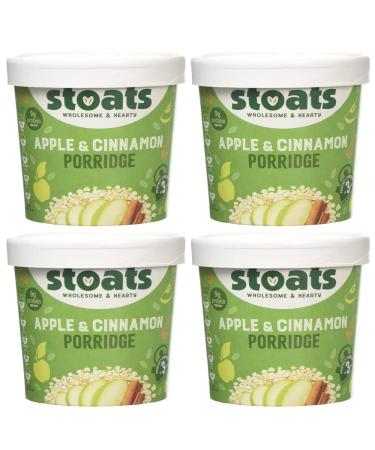 x 60 g de porridge de pomme écossaise, cannelle, porridge pour aliments sains et chaleureux