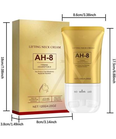 AmourGlint AH8 Firming Neck Cream Stretch & Lift Sagging skin neck and d collet cream antiaging cream for women reduces wrinkles and fine lines double chin 1 120 g 1er Pack - Buy Online on GoSupps.com