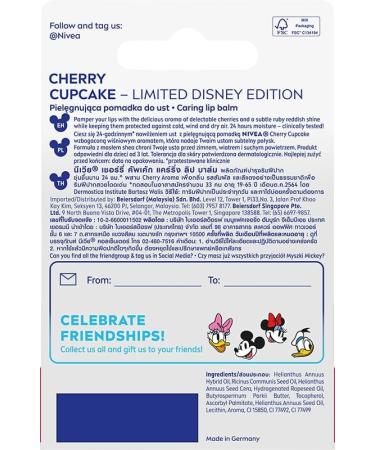 NIVEA Minnie Mouse Disney Edition Lipstick 4.8g Care - Buy Online on GoSupps.com