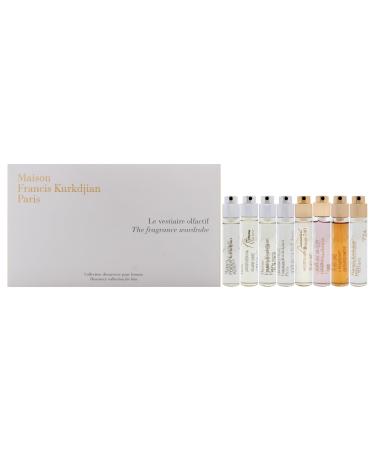 Maison Francis Kurkdjian The Fragrance Wardrobe For Him for Men - 8 Pc Mini Gift Set 0.37oz Aqua Universalis EDP Spray 0.37oz Amyris homme EDP Spray 0.37oz LHomme A la rose EDP Spray 724