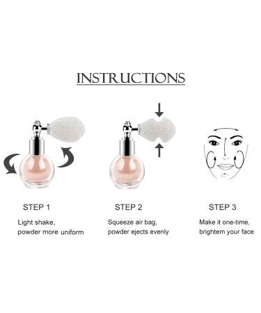 Shimmering Sparkle Spray Powder for Face, Body, Hair & Nails - Nude Pink Glitter Makeup Contour & Eyeshadow - Buy Online on GoSupps.com