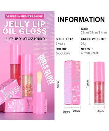 Buy Jelly Cooling Hydrating Lip Oil - Plumping Non-Sticky Gloss Vegan & Cruelty-Free Nourishing Care in Ice Blue - International Shipping Available - Buy Online on GoSupps.com