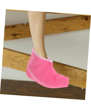 Paquet de Paraffine Pieds 2 Paires Taille paisse Rose Fuchsia Doublure Blanche Couverture Chauffante Soins Spa P dicure Professionnel Domicile - Buy Online on GoSupps.com