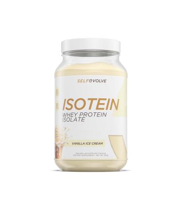 Isotein Isolate Protein Powder - Post Workout Recovery Protein Powder - 25g Whey Isolate Protein 0g Added Sugar 1g Fat (Vanilla Ice Cream 2lbs) Vanilla Ice Cream 2 Pound