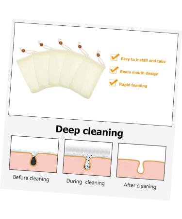 FOMIYES 5pcs Exfoliating Soap Saver Soap Soap Net Exfoliating Soap Pouch - Buy Online on GoSupps.com