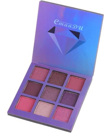 POPETPOP 2pcs 9 Matte Eyeshadow Shimmer Eyeshadow Women Eye Shadow Eyeshadow Palette Powder Eye Shadow Flash 1 count (Pack of 1) Purplex2pcs - Buy Online on GoSupps.com