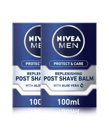 NIVEA Men Protect & Care Post Shave Balm Pack of 2