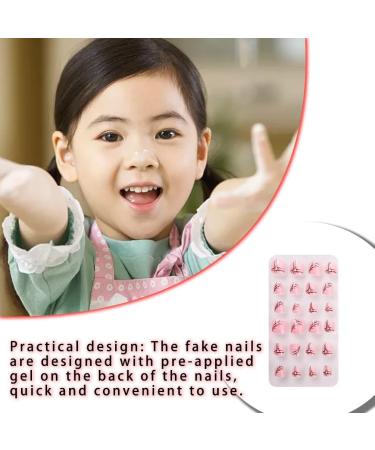 dijiusidy 1 Set Christmas Nail Wraps Cartoons Style Decor Adorable False Fingernails Children Removable Art Decals DIY Manicure PNT-16-09 - Buy Online on GoSupps.com