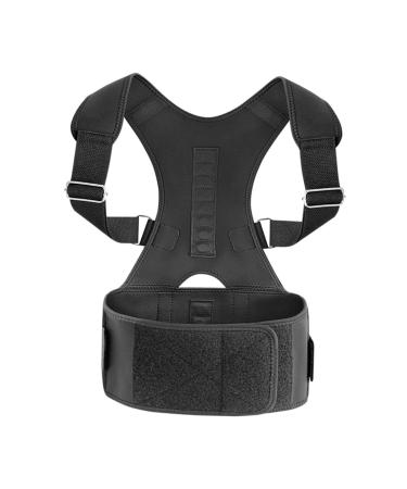 Milageto Back Posture Correction Belt Back Correction Strap Upright Back Straightener Men Comfortable Sturdy Hunchback Correction Belt S