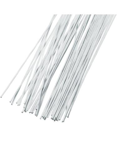 DECORA 20 Gauge White Floral Stem Wire 16 inch - 50 Pack - Buy Online on GoSupps.com