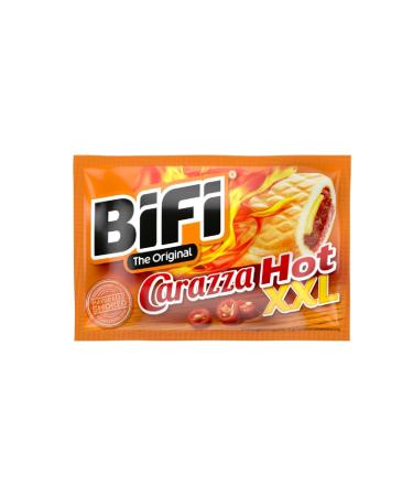 BiFi Carazza Original Hot XXL Pack of 6 (6 x 75g) | Hearty Pizza Snack International Shipping Available - Buy Online on GoSupps.com
