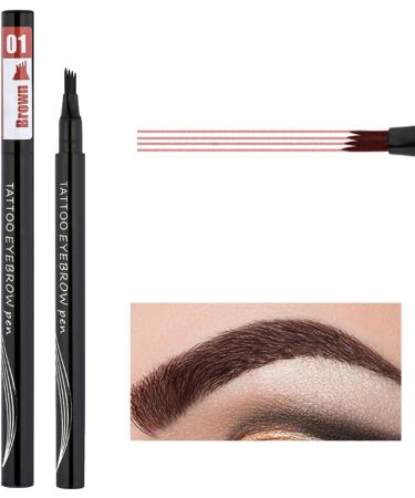 Brow Definers Eyebrow Contouring Sweatproof Pencil | Eyebrow Makeups with Natural Effect for Home Traveling Working Dating Gathering Littryee 1#brown - Buy Online on GoSupps.com