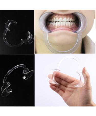 12 Pieces C-Shape Oral Spreaders - Opener for Inspection & Tooth Whitening | Transparent Blue | Perfect for Family & Board Games - Buy Online on GoSupps.com