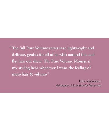 Maria Nila Pure Volume Vitamin B5 Hair Mask - 8.5 fl oz | Vegan & Sulfate/Paraben Free for Thin/Fine Hair - Buy Online on GoSupps.com