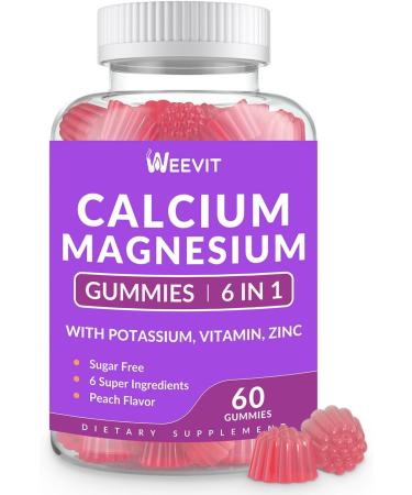 WEEVIT Calcium Gummies Supplement 600 mg - 60 gummies 