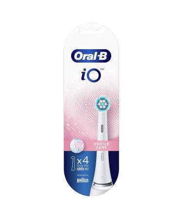 Oral-B iO Gentle Care Toothbrush Tips - Pack of 4 White | Best for Sensitive Teeth International Shipping Available - Buy Online on GoSupps.com