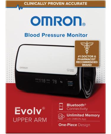 OMRON Evolv Bluetooth Upper Arm Blood Pressure Monitor - Wireless & Portable Design - Works with Alexa - Buy Online on GoSupps.com