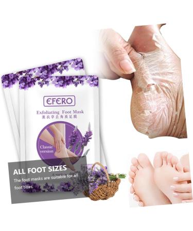Healeved 2 Pairs Accessories props white dead skin removers Lavender Nursing supplies Foot Patch safe foot masks foot beauty accessories care foot cream dead skin remover for feet - Buy Online on GoSupps.com