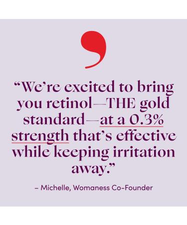 Womaness Plump It Up Retinol Serum - Hydrating Roll-On with Hyaluronic Acid & Ceramide NG for Fine Lines Wrinkles & Collagen Boosting | Anti-Aging Skin Care (30ml - Buy Online on GoSupps.com