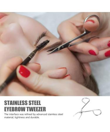 Happyyami Stainless Steel Eyebrow tweezer Eyebrow Tweezers Eyebrow with Comb Eyebrow Stencil kit Nail Stainless Steel Scissor Handle Tweezers face Miss Grabber Hair Removal - Buy Online on GoSupps.com