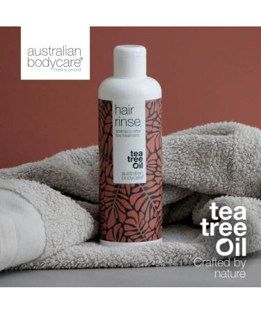 Australian Bodycare Hair Rinse 250ml - Tea Tree Oil Treatment for Lice - 100% Pure Tea Tree Oil Shampoo - Buy Online on GoSupps.com