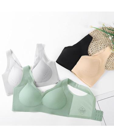 Ultra-Thin Seamless Sports Bra for Women | Comfortable Ice Skating & Summer Lifting Bra - XL Beige - Buy Online on GoSupps.com