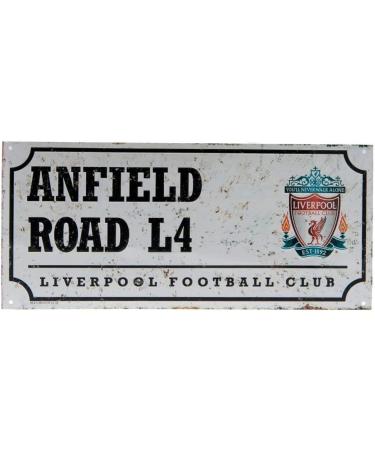 Liverpool Retro Street Sign - Authentic 40cm x 19cm Decor | Perfect Gift for Fans - Buy Online on GoSupps.com