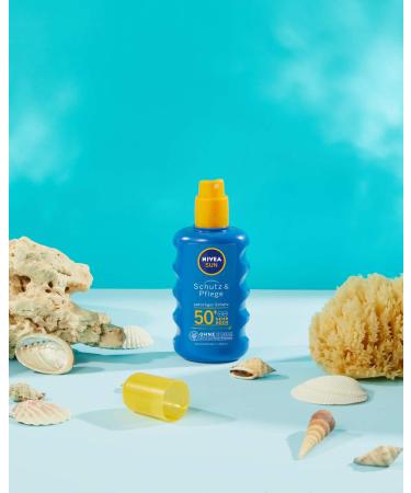 NIVEA SUN Spray SPF 50+ | 200ml - Improved Formula for Ultimate Sun Protection & Care - Buy Online on GoSupps.com