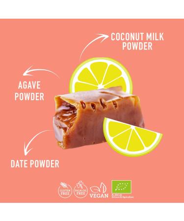 Super Fudgio Bio Bonbons - Vegan Gluten-Free Caramel & Lime Candies | Organic Coconut Milk & Sugar | 6x150g Multipack - Buy Online on GoSupps.com
