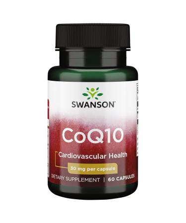 Swanson Coq10 30 30 Milligrams 60 Capsules
