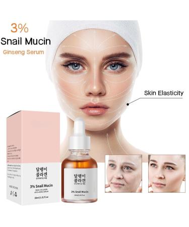 Revive Snail-Mucin Ginseng Serum - Korean Hydrating Essence for Age-Defying & Soothing Skin Visibly Renewed For All Skin Types 30ml - Buy Online on GoSupps.com
